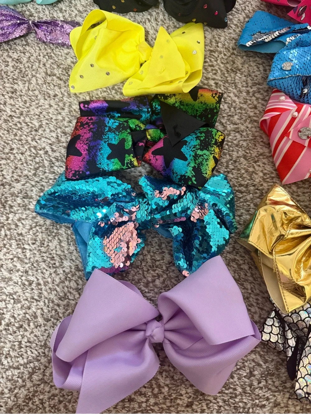 JoJo & other Assorted Kids Hair Bows - Multi Color Pack